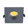 LED PLASTIC SQUARE SPOTLIGHT COB 7W 2700-3000K GRAPHITE