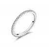 For Silver Jemný prsteň so zirkónmi Simple - Striebro 925 Velikost prstenu: 54,3mm