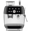 SMEG 50's Retro Style pákový kávovar EGF03 s mlýnkem na kávu 2 šálky černá EGF03BLEU + Akční set Zwilling Gourmet block s noži 6 ks, hnědá
