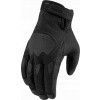DÁMSKE MOTOCYKLOVÉ RUKAVICE ICON HOOLIGAN CE BLACK S