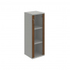 Hobis Policová skriňa Strong P, 40x115,2x40 cm, orech/sivá