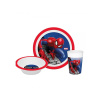 KIDS LICENSING Detský plastový riad, SPIDERMAN Micro, tanier, miska, pohár, 840456