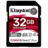 Pamäťová karta Kingston Canvas React Plus 32GB SDHC UHS-II (300R/260W) (SDR2/32GB)