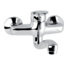 Mereo Drezová nástenná batéria, Sonáta 150 mm, s ramienkom plochým vyhnutým 200 mm, chróm CB301N