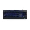 Klávesnica C-TECH KB-104BK, USB, 3 farebné podsvietenie, čierna, CZ/SK
