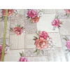 PVC obrus okrúhly - priemer 140cm veľké KVETY na ornamente