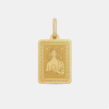 Prívesok zo žltého zlata v tvare platničky znamenie Panna - Lauryn 2001756660003