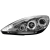 predné svetlá Peugeot 307 01-04.05 Angel Eyes chróm