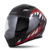 Cassida Moto přilba Orbit StriX červená/šedá/bílá/černá (Velikost: XXL (63-64))