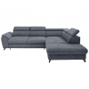 Stylife ROHOVÁ SEDACIA SÚPRAVA, textil, grafitová - Sedačky - 000553009538