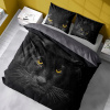 Obliečka na vankúš - Posteľná súprava Detexpol 160cm x 200 70x80cm (Dvojitá podstielka Puma Panther 160x200 3D bavlna)