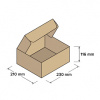 Kartónové krabice 230x210x116mm, 10 ks