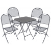 Garden King Záhradná zostava - skladací stolík + 4 stoličky FILO