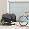Vozík za bicykel, čierny 45 kg, železo-ForU-94157