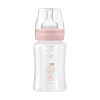KikkaBoo Dojčenská fľaša 240ml 3m+ Hippo Dreams Pink 16x6 ružová