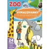 Vymaľovanky so samolepkami - ZOO (A4)