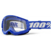 100% STRATA 2 Goggle Blue - Clear Lens