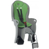 Detská sedačka na bicykel HAMAX Cyklosedačka s uzamykateľným zámkom Kiss grey/green (7029775510630)