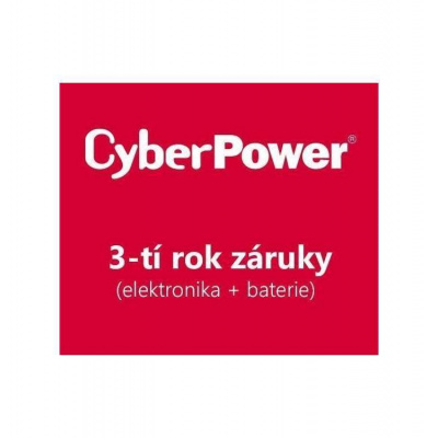 3-ročná záruka CyberPower pre PR3000ERTXL2U (EXW3Y0150)