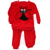 Detský komplet - Detská súprava 74 čierna, červená 2 ks. (Alpenino * Biedronka Set - 9 m 74 cm)