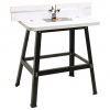 zahrada-XL Frézovací stôl oceľ a MDF 81x61x88 cm 147836