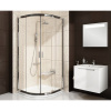 RAVAK BLCP4-80 Sprchovací kút štvrťkruhový biely + transparent, 3B240100Z1