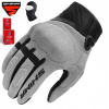 Motocyklové rukavice SHIMA SONIC GREY sivé krátke pánske ZADARMO