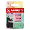 Zvýrazňovač - STABILO BOSS MINI Pastel - 3 ks sada - lila, púdrová ružová, mätovo zelená