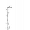 Hansgrohe Crometta - Sprchový set 240 Showerpipe na renovácie, 1 prúd, EcoSmart, chróm 27270000