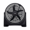 Podlahový ventilátor 50cm, černý - nejvýkonnější a největší ventilátor na trhu.