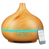 Aróma difuzér drevo bledé 550ml s diaľkovým ovládaním - Bledá