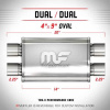 MagnaFlow 11385 tlumič výfuku dual 57 mm (MagnaFlow #11385 Satin Stainless Steel Mufflers)