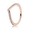 PANDORA prsten Třpytivé přání 54 186316CZ-54
