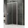 New Trendy Prime sprchovací kút 100x90 cm štvorcová chromová lesklé/priehľadné sklo K-1226