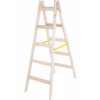 Strend Pro 251417 Žebřík, štafle, 5 příček, dřevěné příčky, 1,63 m, max. 150 kg
