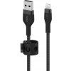 Belkin Flex Lightning/USB-A 2 m, mfi cert., čierna CAA010bt2MBK