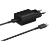 Samsung síťová nabíječka EP-TA800EBE + kabe EP-DG980BBE USB-C, 25W, černá, (bulk) 2453214
