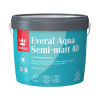TIKKURILA EVERAL AQUA POLOMATNÝ [40] 9L Bílý ZÁKLAD