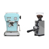 Ascaso Dream ONE, Kid Blue + Eureka Mignon Libra 65 All Purpose, CR grey