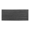 Šedý gumový záhradný nášľap FLOMA Wood (drevo) - dĺžka 26 cm, šírka 60 cm, výška 1,7 cm