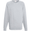 F.O.L. | Lightweight Raglan Sweat, Pánska raglánová mikina, sivá Heather, XL