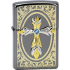 Benzínový zapalovač Zippo PRAY EMBLEM 28162 (Benzín Zdarma)