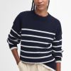 Barbour Belmore Striped Crew Neck Jumper — Navy - 16/44