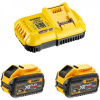 DeWALT FlexVolt nabíjačka 54V + 2x12 Ah aku - DCB118Y2