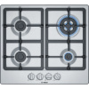 Bosch Serie 4 PGH6B5B90 varná doska Nerezová oceľ Vstavaný 60 cm Plynový 4 zone(s) (PGH6B5B90)