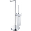 Nimco Unix Stojánkový WC set, kartáč + držiak na toaletný papier, UN 13095W-26 UN13095W-26