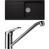Set Schock S23-6 (dřez Formhaus D-100L Nero + baterie Cosmo Chrom)