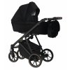 Kombinovaný kočárek Paradise Baby VR velur - black 03