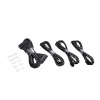 PHANTEKS Extension Cable Set, 500mm, S-Pattern - Black/Silver PH-CB-CMBO_SSV