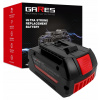 Li-Ion akumulátor Gares 18 V 6 Ah